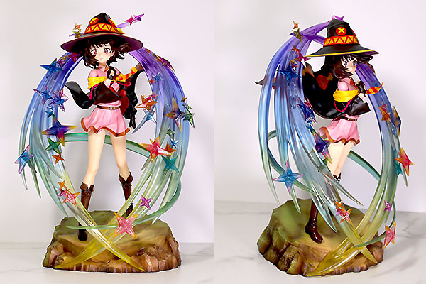 ウイング/渋谷スクランブルフィギュア様のご依頼で、アニメ『この素晴らしい世界に爆焔を！』めぐみん -爆裂魔法へのあこがれ Ver.-の原型を製作させていただきました。©2023 暁なつめ・三嶋くろね／KADOKAWA／このすば爆焔製作委員会